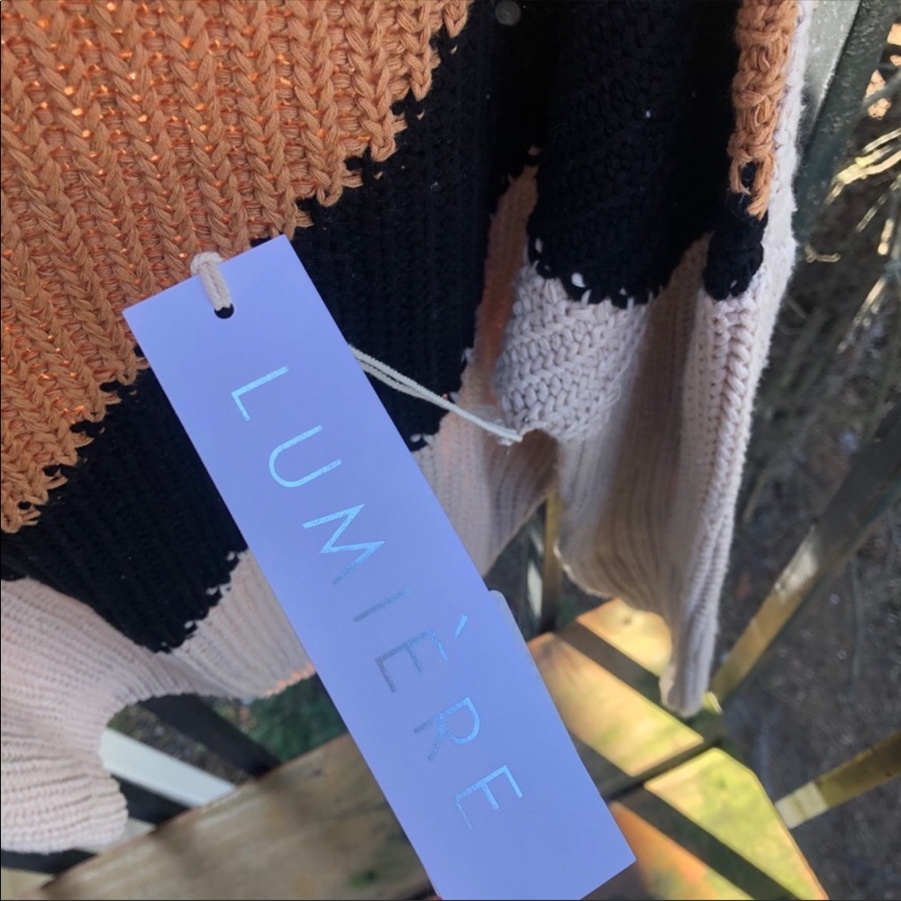 SOLD VICI Chevron Color Block Sweater - Picture 6 of 8